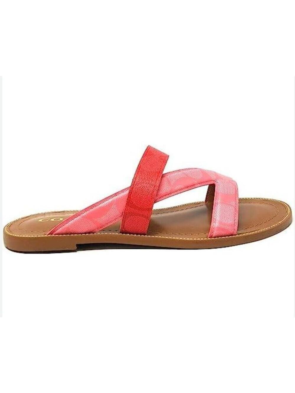 COACH SLIP ON SANDALS PINK HARLAN SIZES 9, 10, & 11 - Picture 5 of 6